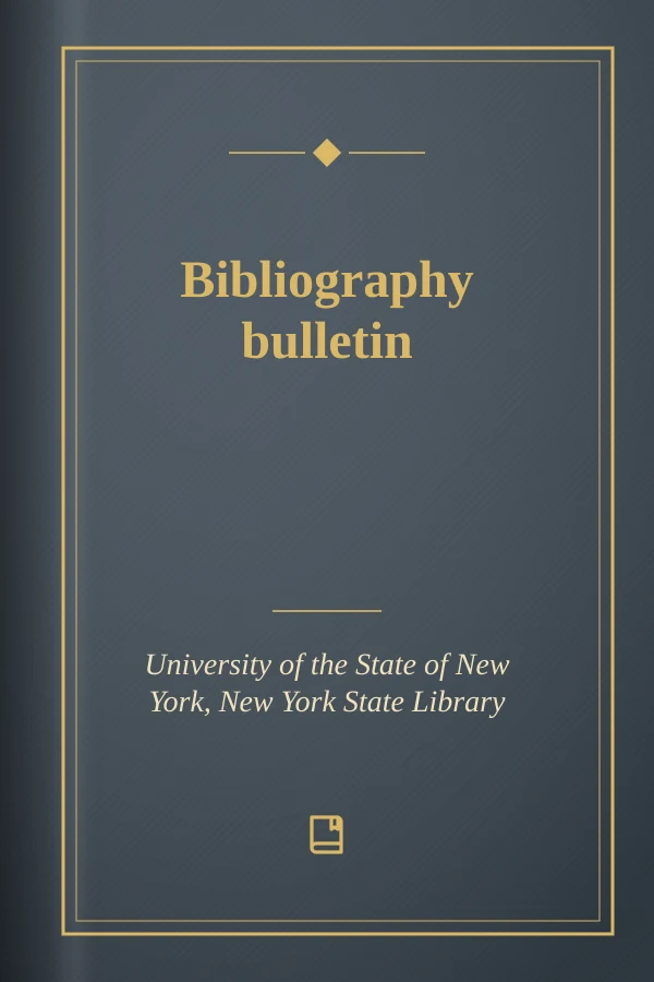 Bibliography bulletin