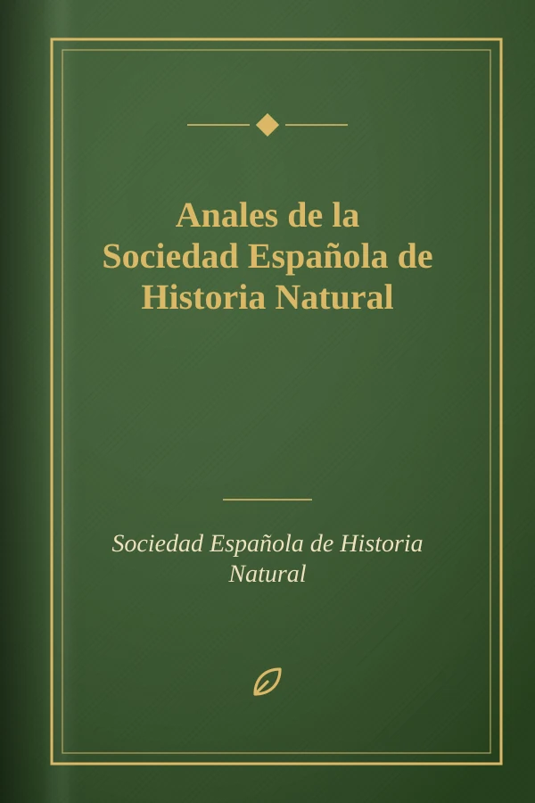 Anales de la Sociedad Española de Historia Natural