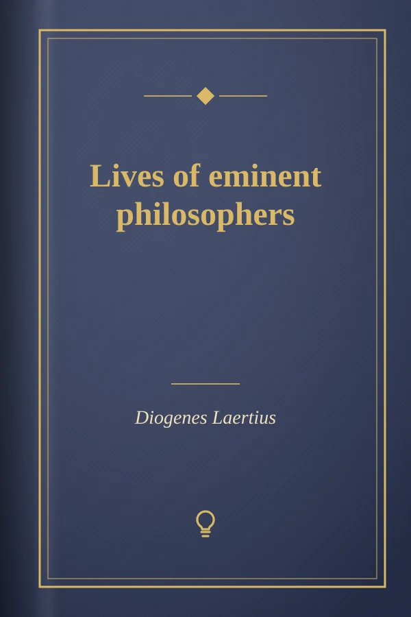 Lives of eminent philosophers