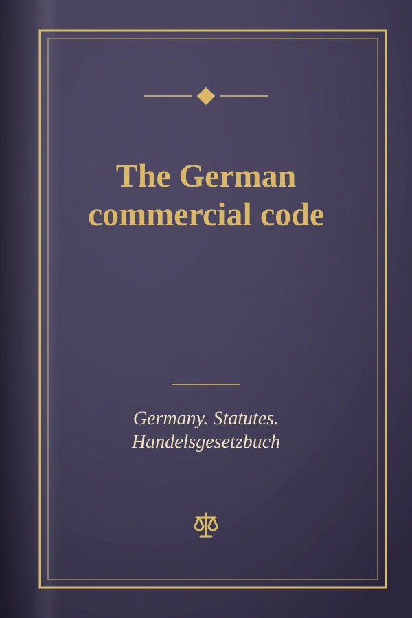 The German commercial code