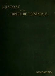 History of the forest of Rossendale