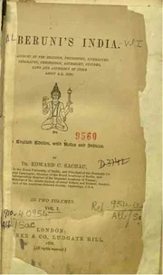 Alberunis India vol -1